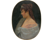 Diadémes hölgy portréja